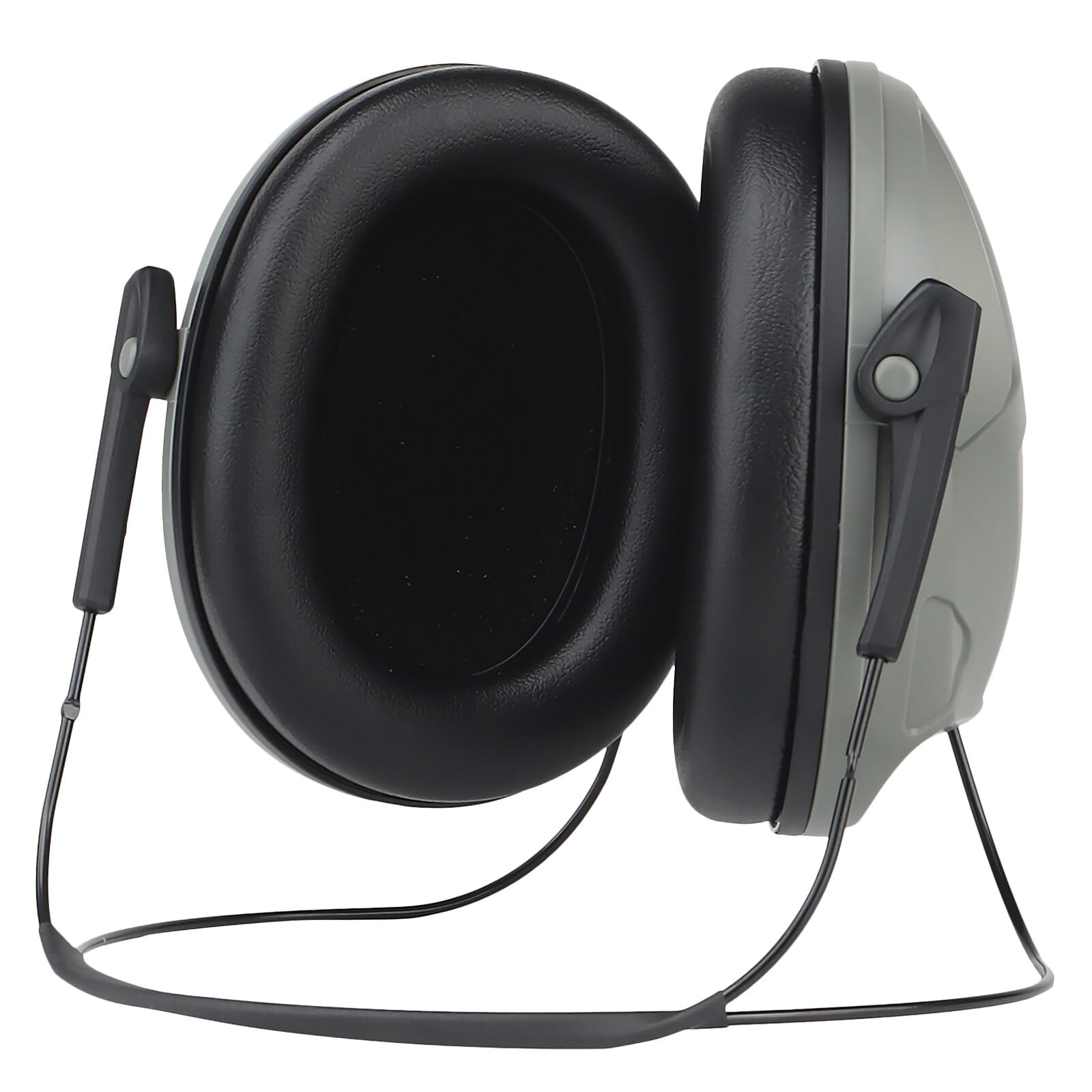 AOUTACC Tactical Shooting Earmuffs, Rear Mounted Noise Cancelling Headphones Shooting Ear Protection, Earmuffs for Tactical Games, Construction Site, Hunting, Black