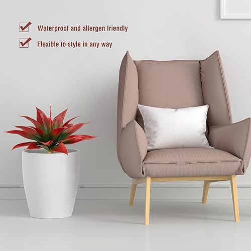 Miniatura 7 de Plantas de agave artificiales, grandes resistentes a los rayos UV, macetas de agave falsas para decoración de interiores y exteriores, plantas