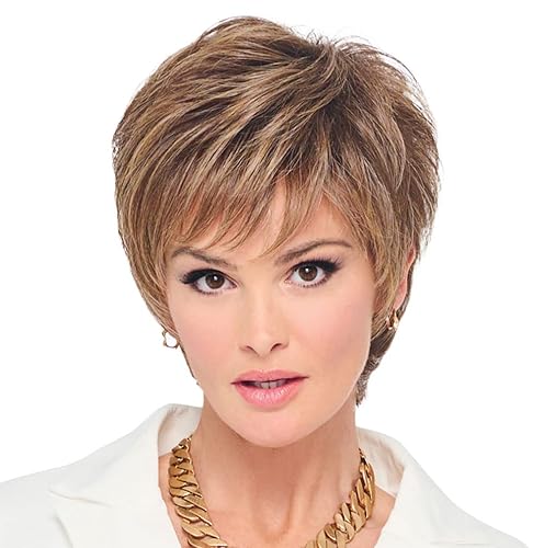 Raquel Welch Hairuwear, peluca corta de corte Bob atada a mano feroz y enfocada, gorra de tamaño medio, RL38 Smoke