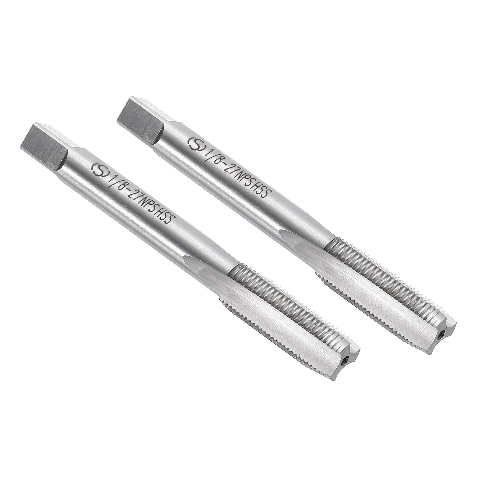 Taraud droit 1/8-27 NPS HSS 6542 pack outil filetage taraudage machine