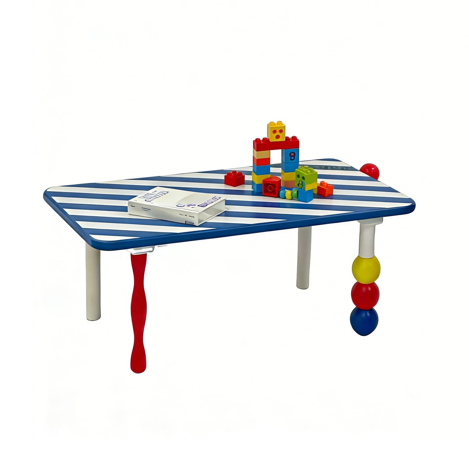 Kinder Spieltisch Kinderzimmertisch 90 x 50 x 50 cm, Maltisch für Junge Mädchen 1-8 Jahre, Picknicktisch Kindermöbel Kinderzimmer Klein Schreibtisch Basteltisch Outdoor Indoor