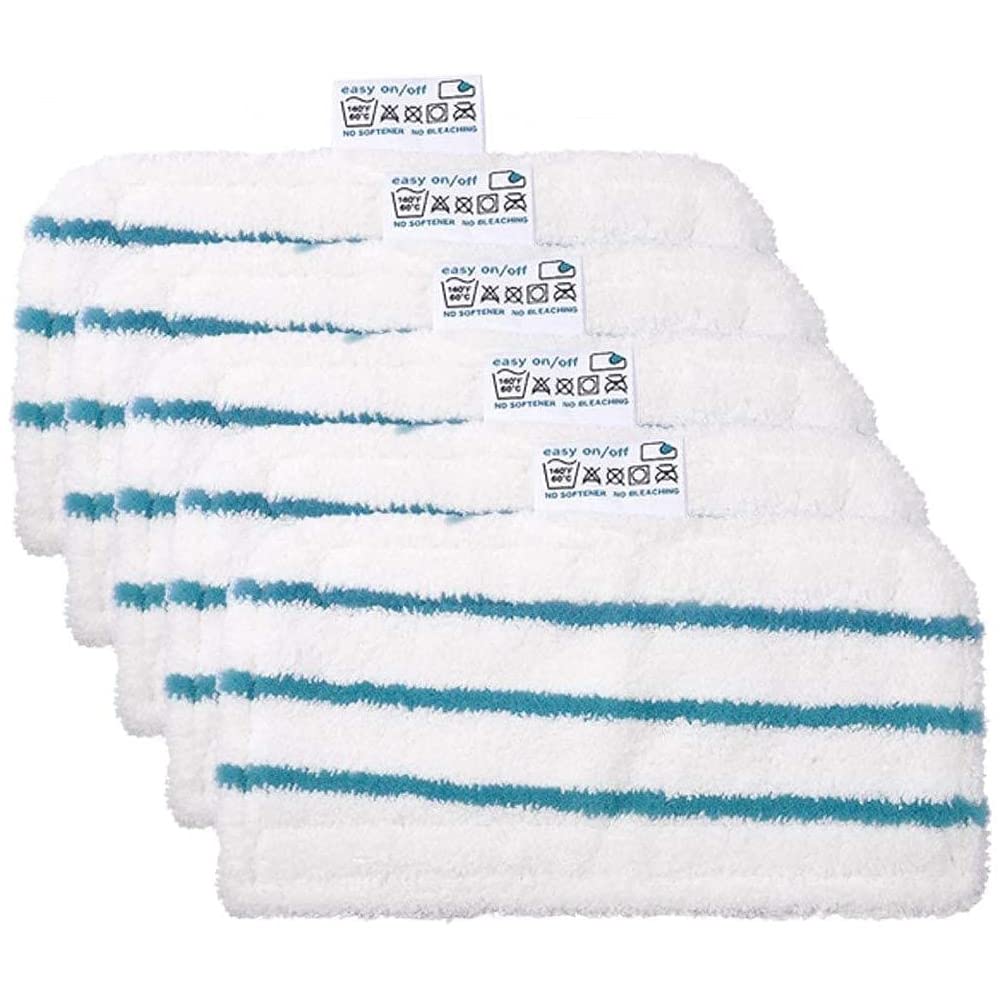 CTRLZS Washable Microfiber Steam-Mop Cleaning Pads Compatible for All Steam Mops, SM1600, SM1610, SM1620 5 Pack