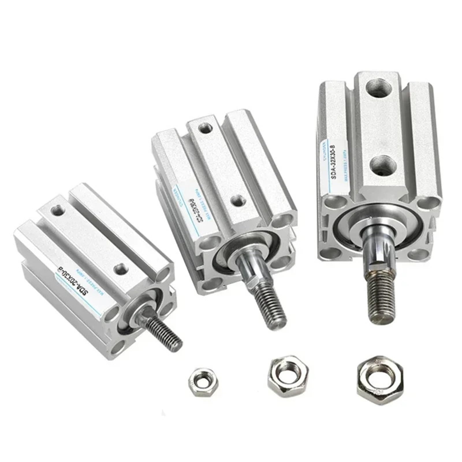 Cylindre pneumatique compact pour corriger le manque de place machine