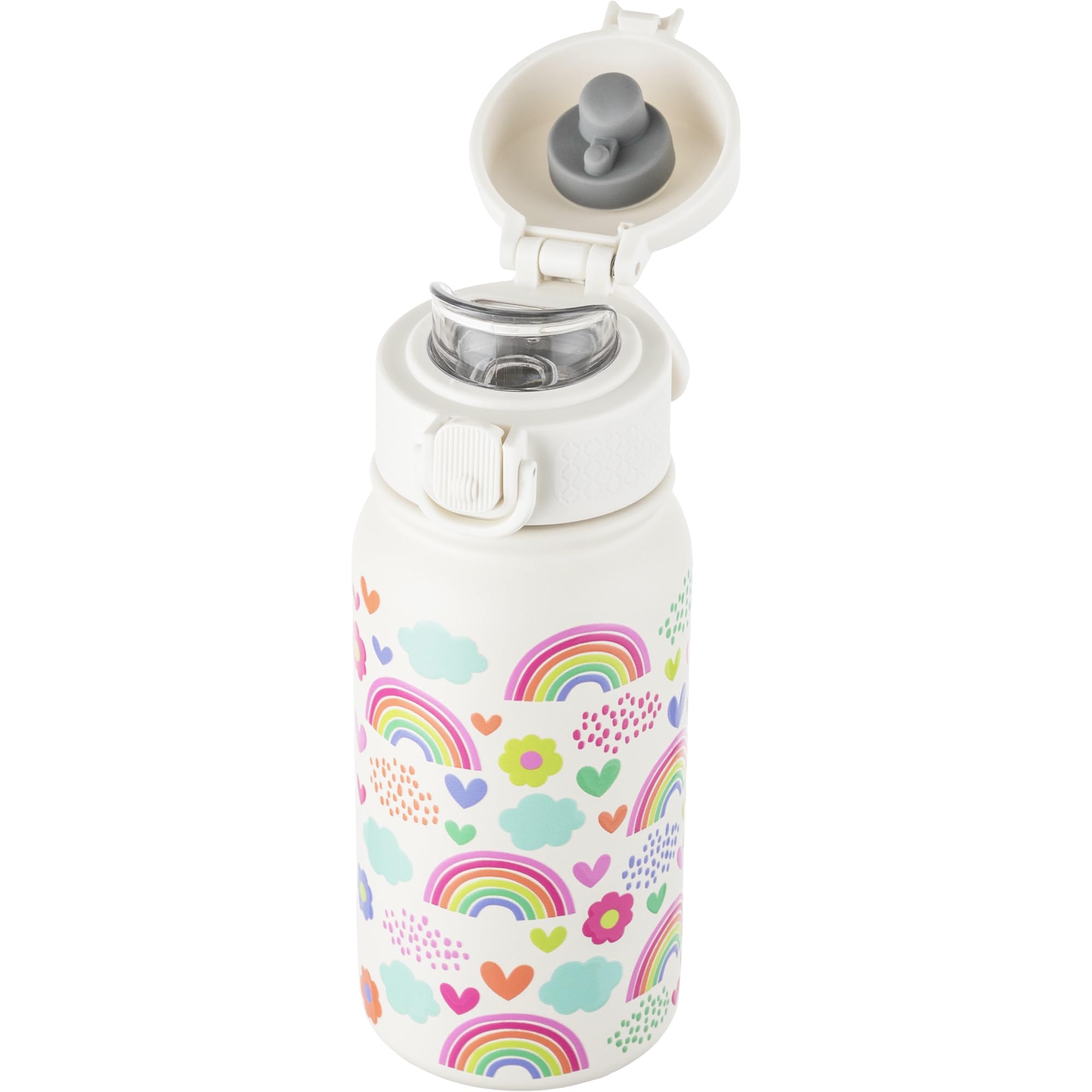 GOPPUS 12 oz Kids Water Bottle - Stainless Steel Insulated Water Bottle BPA Free Odorless Durable and Reusable