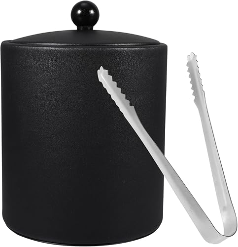 DOITOOL Cubo de hielo de acero inoxidable con aislamiento de doble pared, cubo de hielo para botella de cerveza, enfriador de bebidas para fiestas,