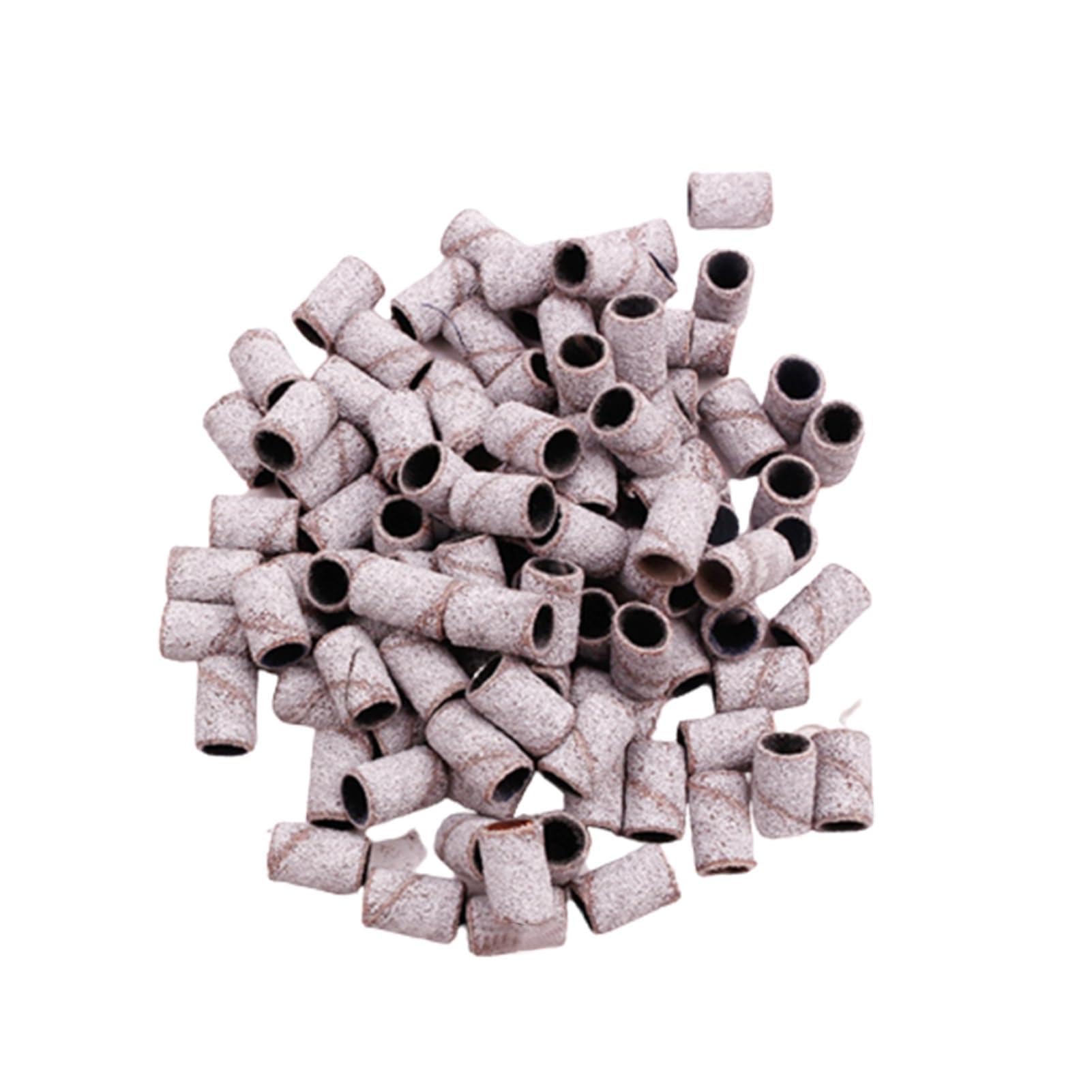matumou 100Pcs Polisher Machine Bits Drill Sanding Band Ring Nail Tool