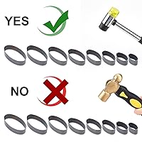 Vista 6 de SUPERDANT Herramientas elípticas de perforación de cuero, troqueladora, molde de corte, juego de troqueles de acero de alto carbono, herramienta