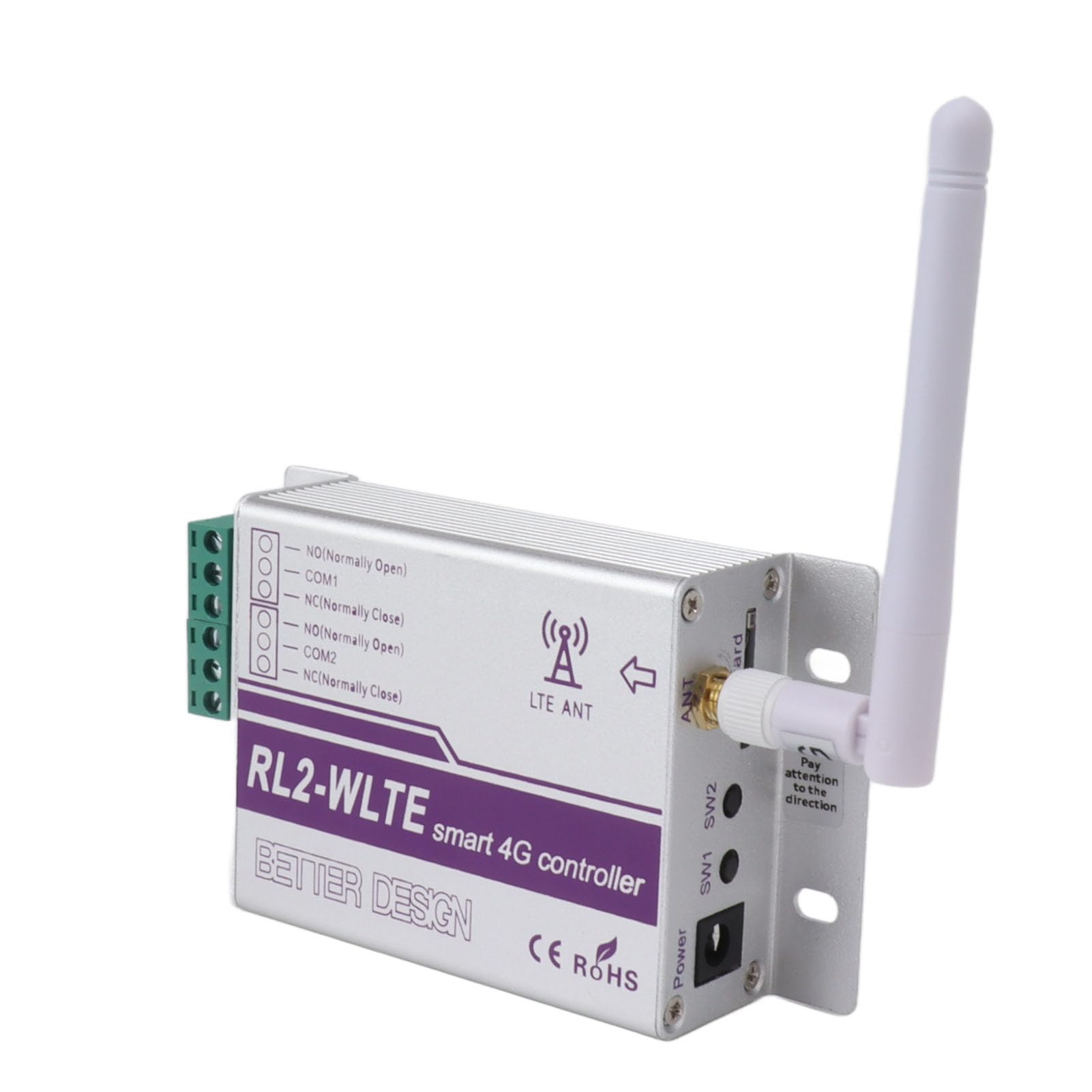 Apricancello 4G GSM, 2 Canali APP Telecomando Luce GSM Interruttore Remoto Relè Interruttore Apriporta con Quadrante GSM Controller Porta di Ingresso Controller di Accesso