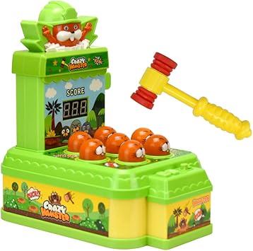 Amazon Unison モグラたたきゲーム おもちゃ 音量調節 点数表示 ピコピコハンマー付属 おもしろ 盛り上がる アクション スポーツトイ おもちゃ