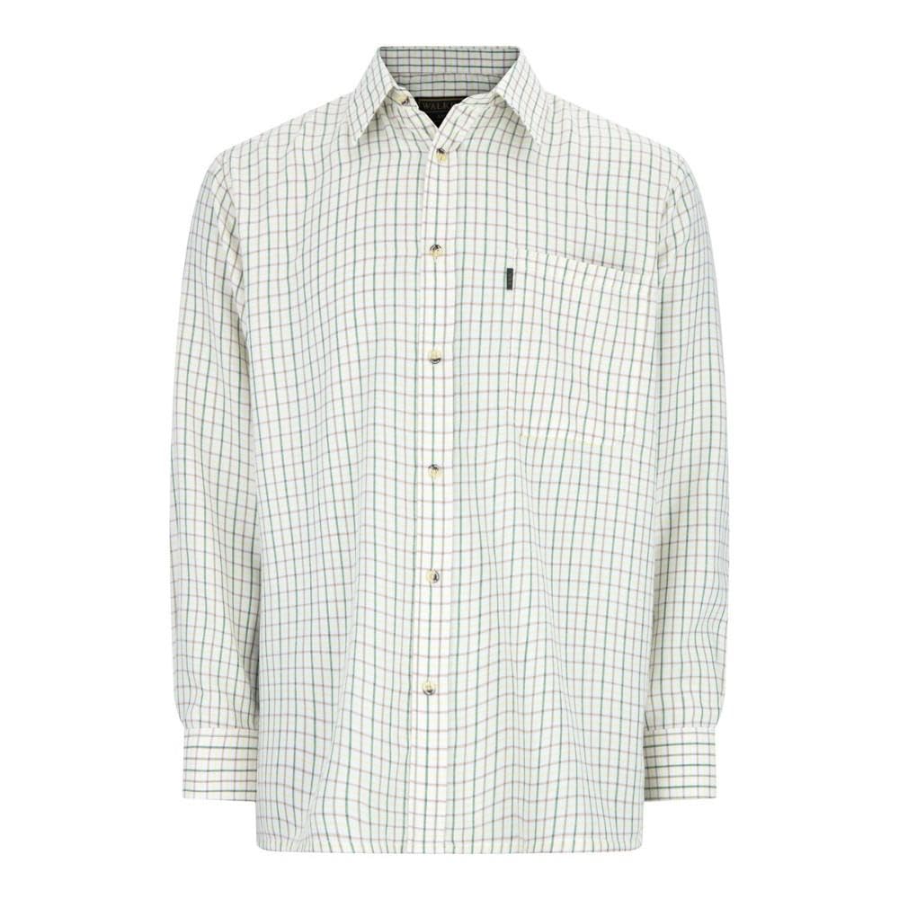 Walker and Hawkes Murton - Camisa de Manga Larga para Hombre - Algodón de fácil Cuidado - Estilo leñador - Estampado a Cuadros