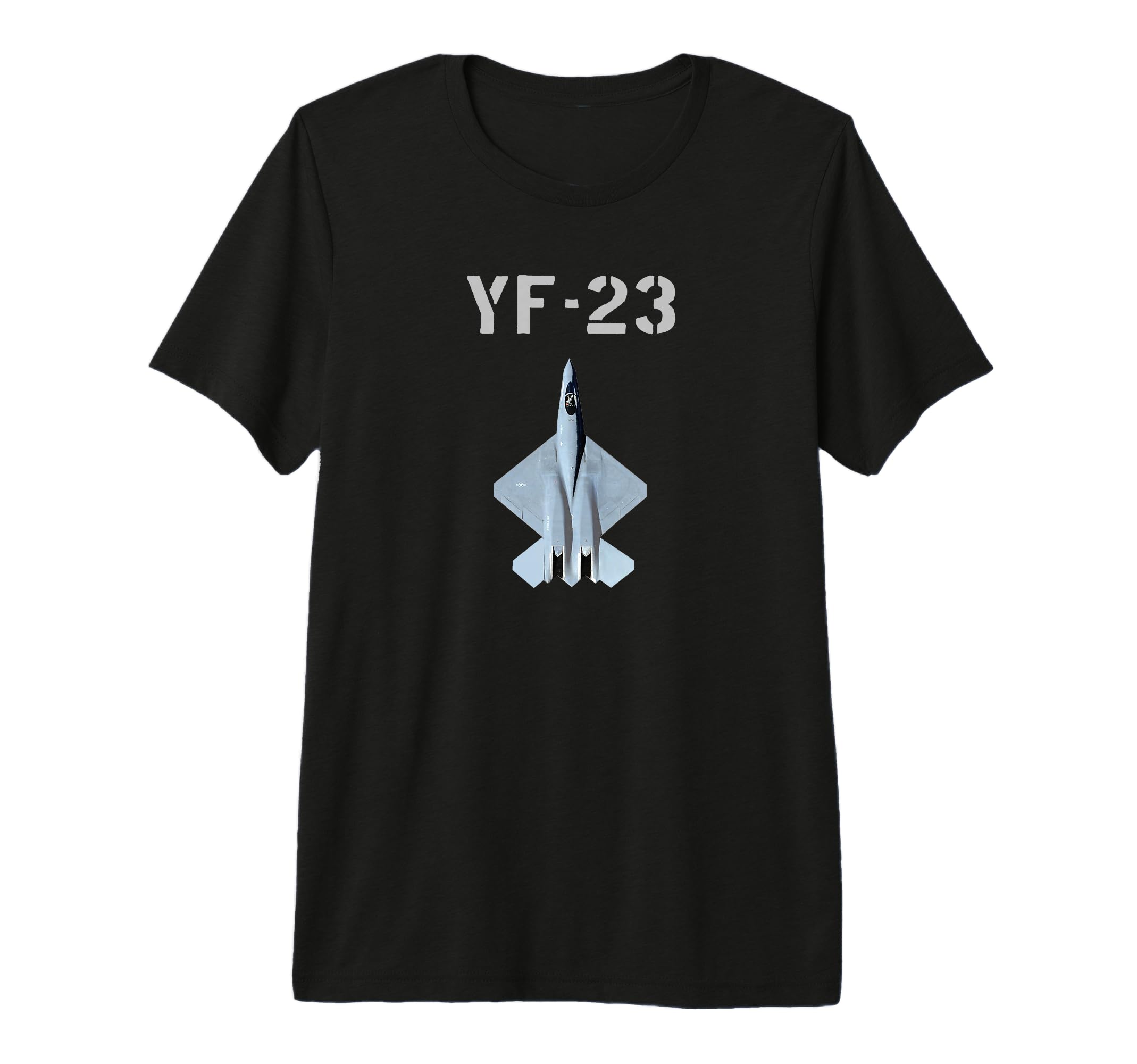 YF-23 Fighter Plane F-22 Raptor Plane Premium Tri-blend T-Shirt