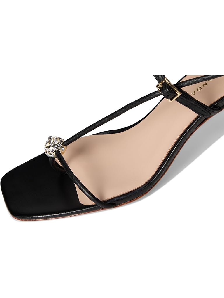 Black Loeffler Randall Triana Strappy Mid-heel Sandal W/Ball