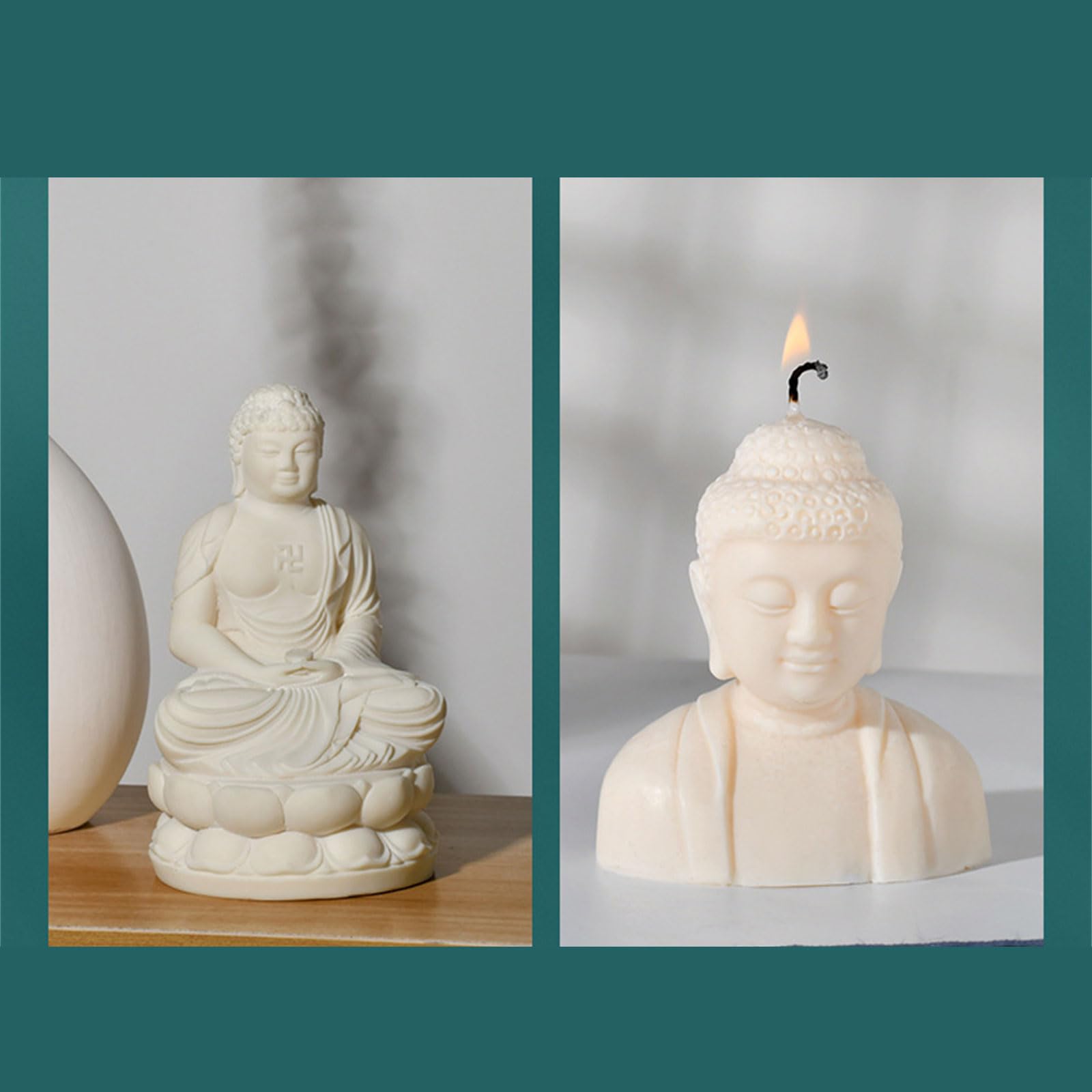 Stampo in silicone 3D Gesso Sapone Cemento Resina Festival Regalo Fare Produzione Silicone