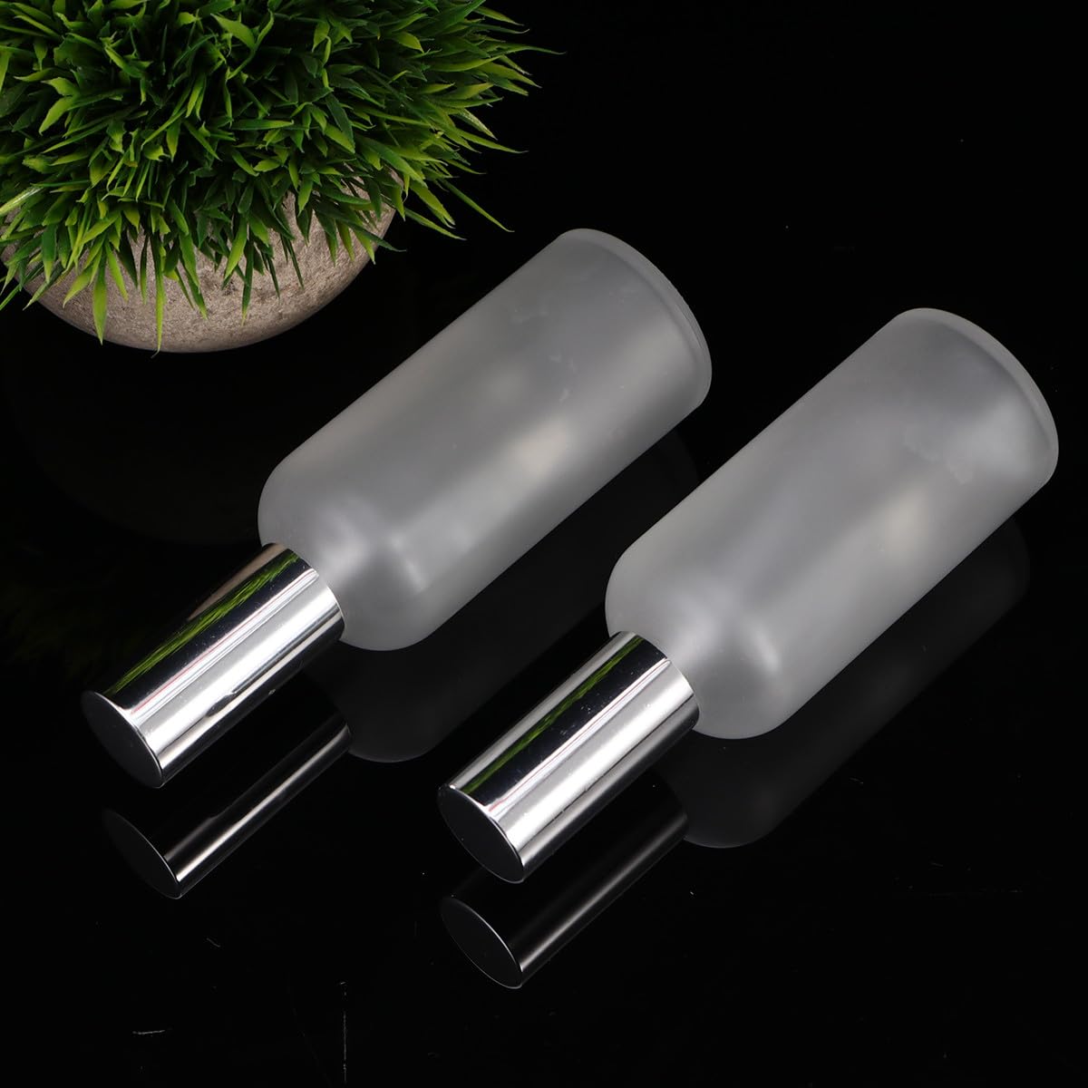 Hemobllo 10 Pezzi Bottiglie Spray 100ml Nebulizzatore Fine Design a Pompa Portatile Bottiglie in Vetro e Plastica per Lozione Corpo ed Essenze in Viaggio