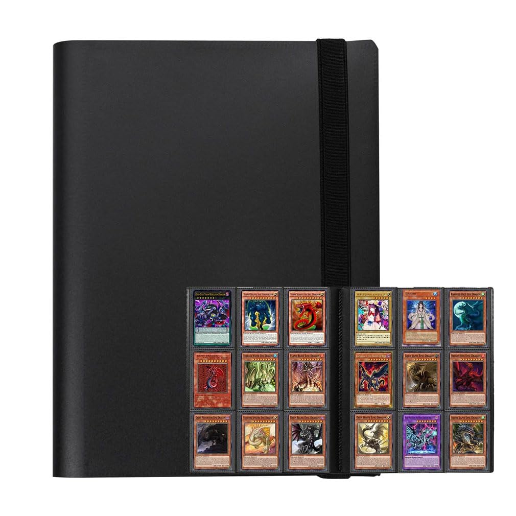 9-Pocket Trading Card Binder, 360 Pockets Collectible Trading Card Album