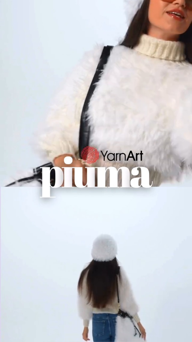Amazon.com: YarnArt Piuma Eyelash Soft Polyester Knitting Yarn