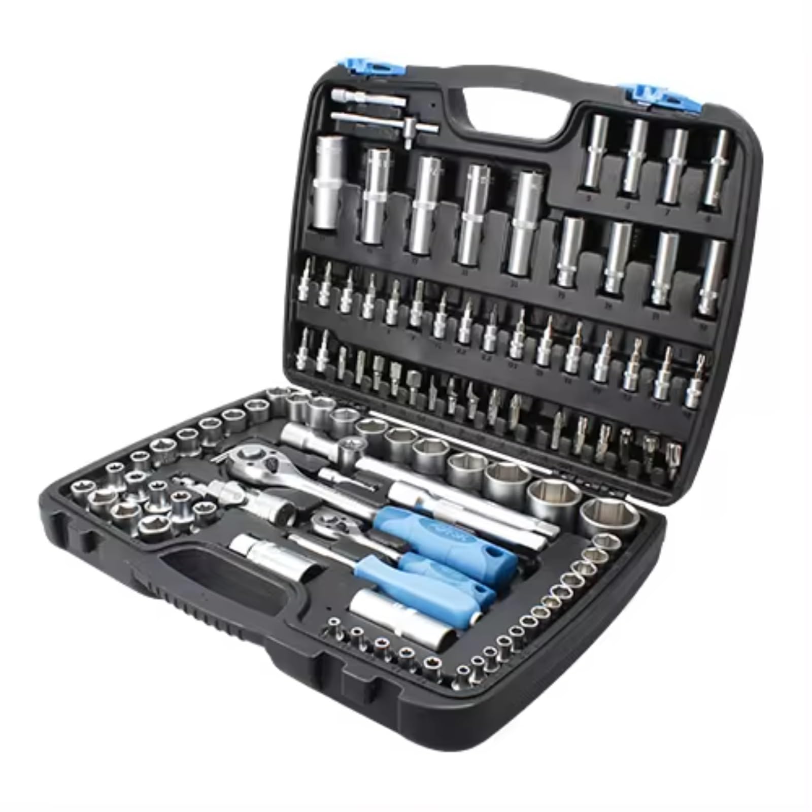Set attrezzi da meccanico Set Di Attrezzi Da 108 Pezzi Con Chiavi A Cricchetto Custodia Per Cacciavite Inclusa Kit Di Attrezzi Per La Casa Con Utensili Manuali.