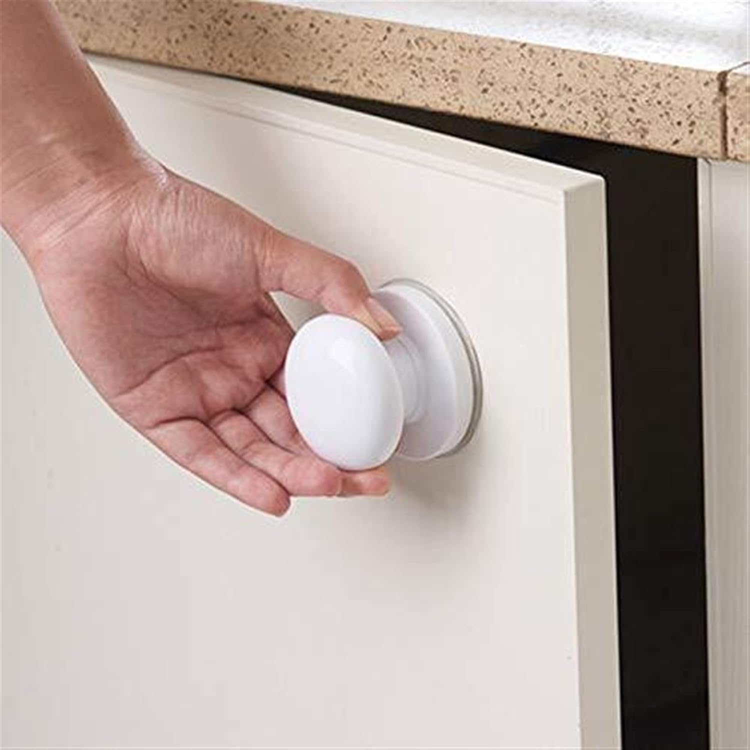 4 pcs Handle Without Hole Window Cabinet Drawer Door Wardrobe Adhesive Handle Equipment Bathroom Furniture Handle Kitchen Furniture