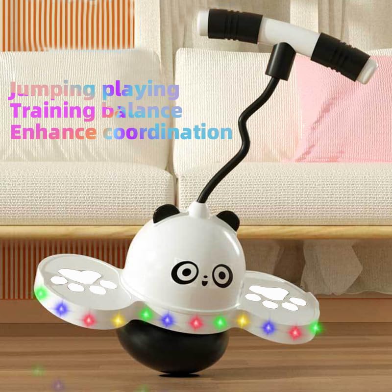 Panda Pogo Ball with Colorful Light Toys Gifts for Boys Girls Ages 5, 6, 7, 8, 9, 10 up to 150 lbs, Balance Board Jumper Birthday Gifts for Kids Children's Day - Image 4