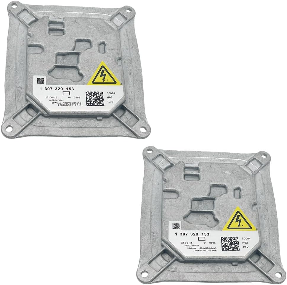 Amrxuts 130732915301 Xenon Ballast for BMW 328i 328xi 335i 335xi M3 645Ci 650i 650Ci M6 X3 X5 for 2006-2011 Cadillac DTS 2008-2012 R8 TT 1307329153, 63117182520 (2PCS 130732915301)