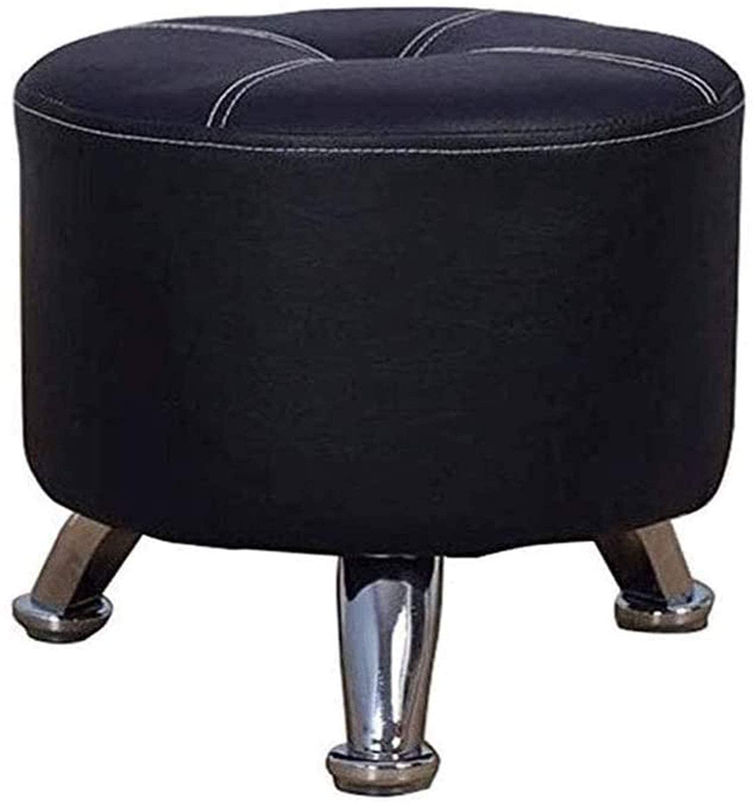 Tabouret de Coiffeuse en Cuir Élégant - Siège de Rangement et Finition Salon
