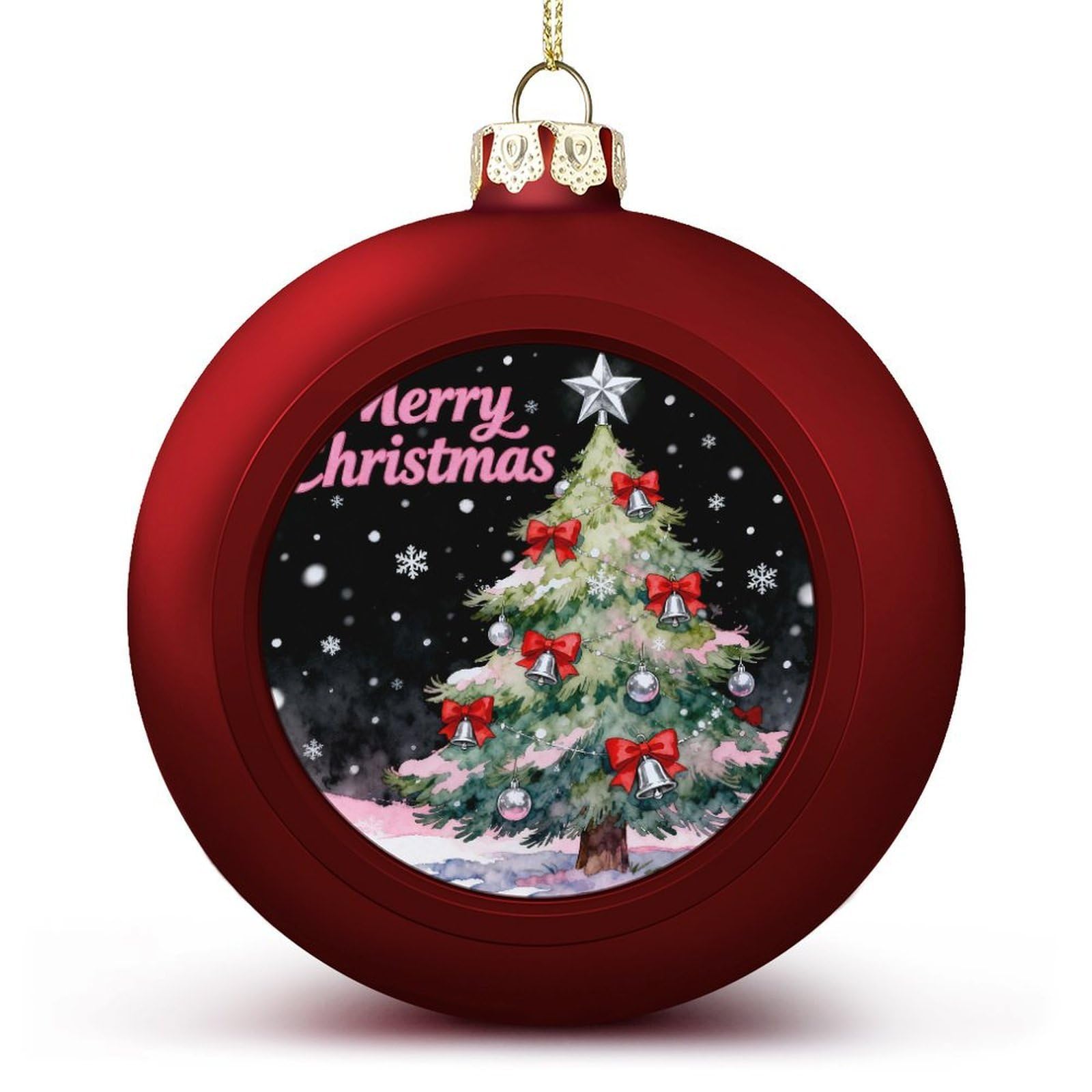 Boules de Noël de qualité supérieure avec nœud en ruban satiné