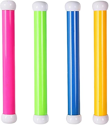 Diving Sticks - 4-Piece Underwater Pool Toy Set for Swim Training and Bathtub Games, Perfect for Beach and Ocean Fun