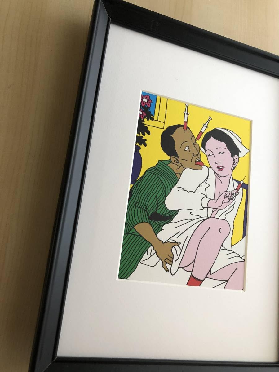 佐伯俊男ポスター額付き（サイン入り） 佐伯俊男ポスター額付き（サイン入り） - メルカリ