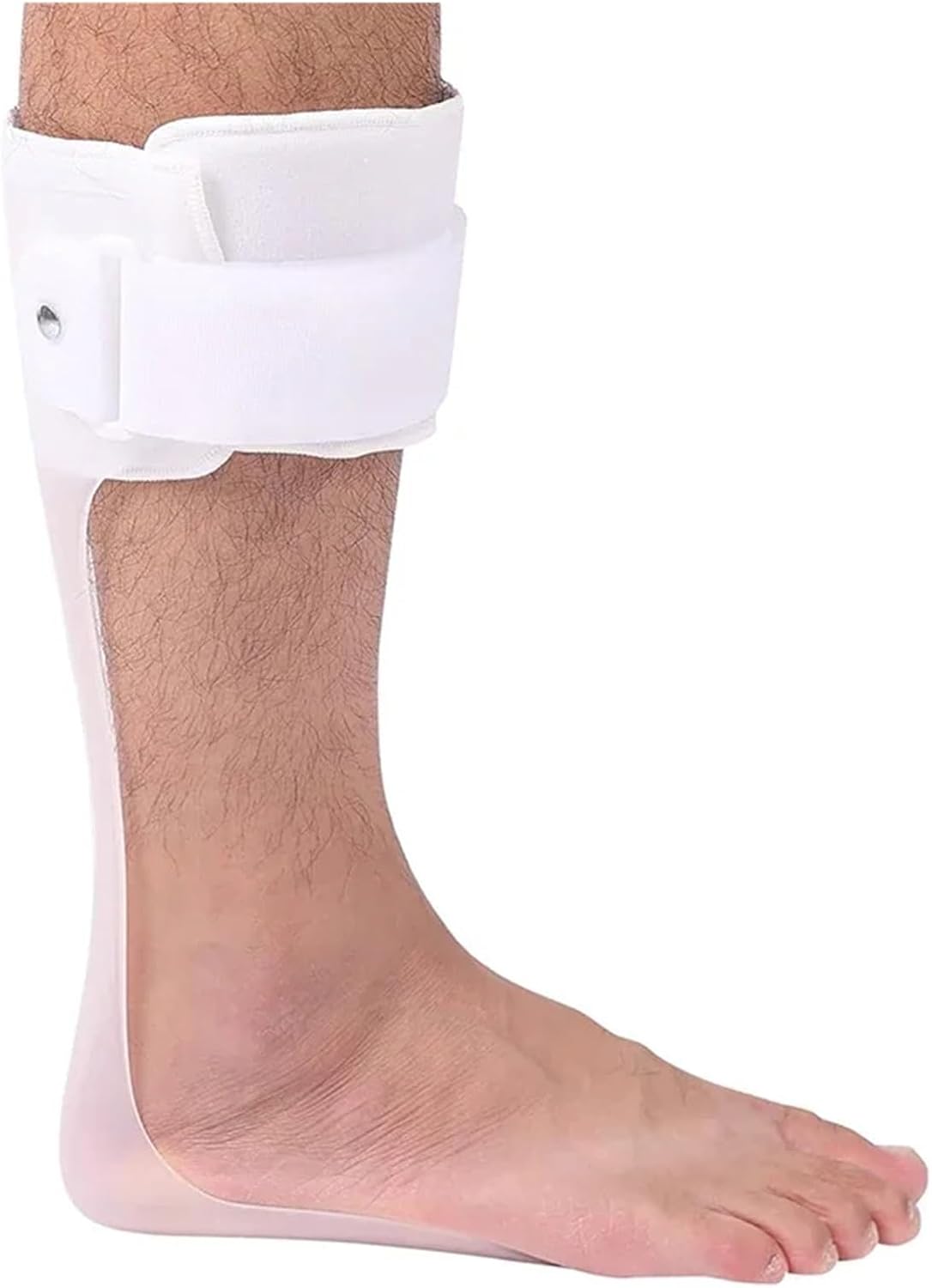 Brace Drop Foot Brace, Rigid Ankle Foot Orthosis Support for Walking with Shoes Protector(Right,L)