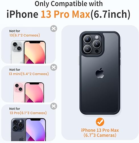 Miniatura 443 de Yriklso Strong Magnetic Case for iPhone 11 [Compatibilty with MagSafe] Protective Shockproof Cover Phone Case for iPhone 11 6.1" Frosted Purple