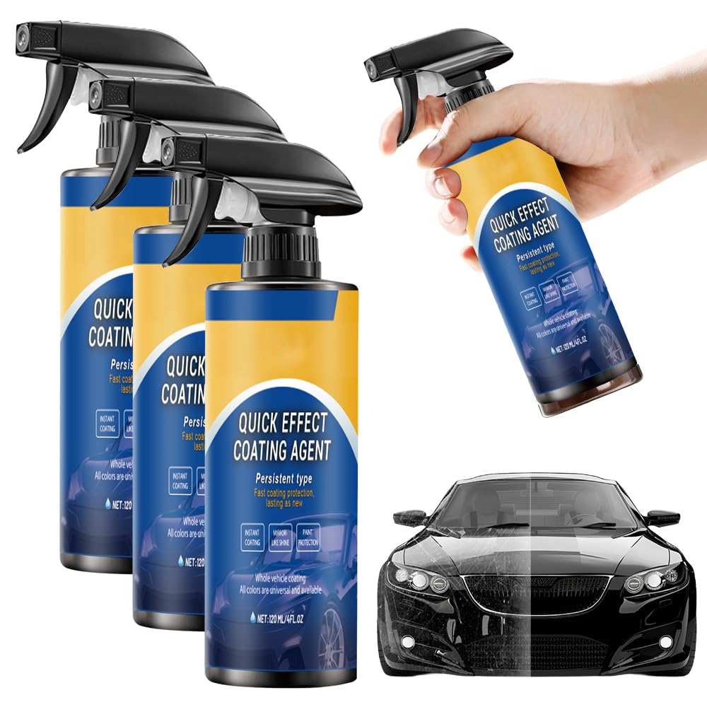 Autobeschichtungsspray, 2025 Neues Schnellwirkungs-Beschichtungsmittel, schnell Autowachs beschichten, Autokratzwachs, Politurspray, wasserlose Waschauto-Pflegeprodukte (3)