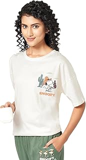 dreamz by pantaloons Women's Comfort Fit Top (110152320004_EGRET L)-picture-26