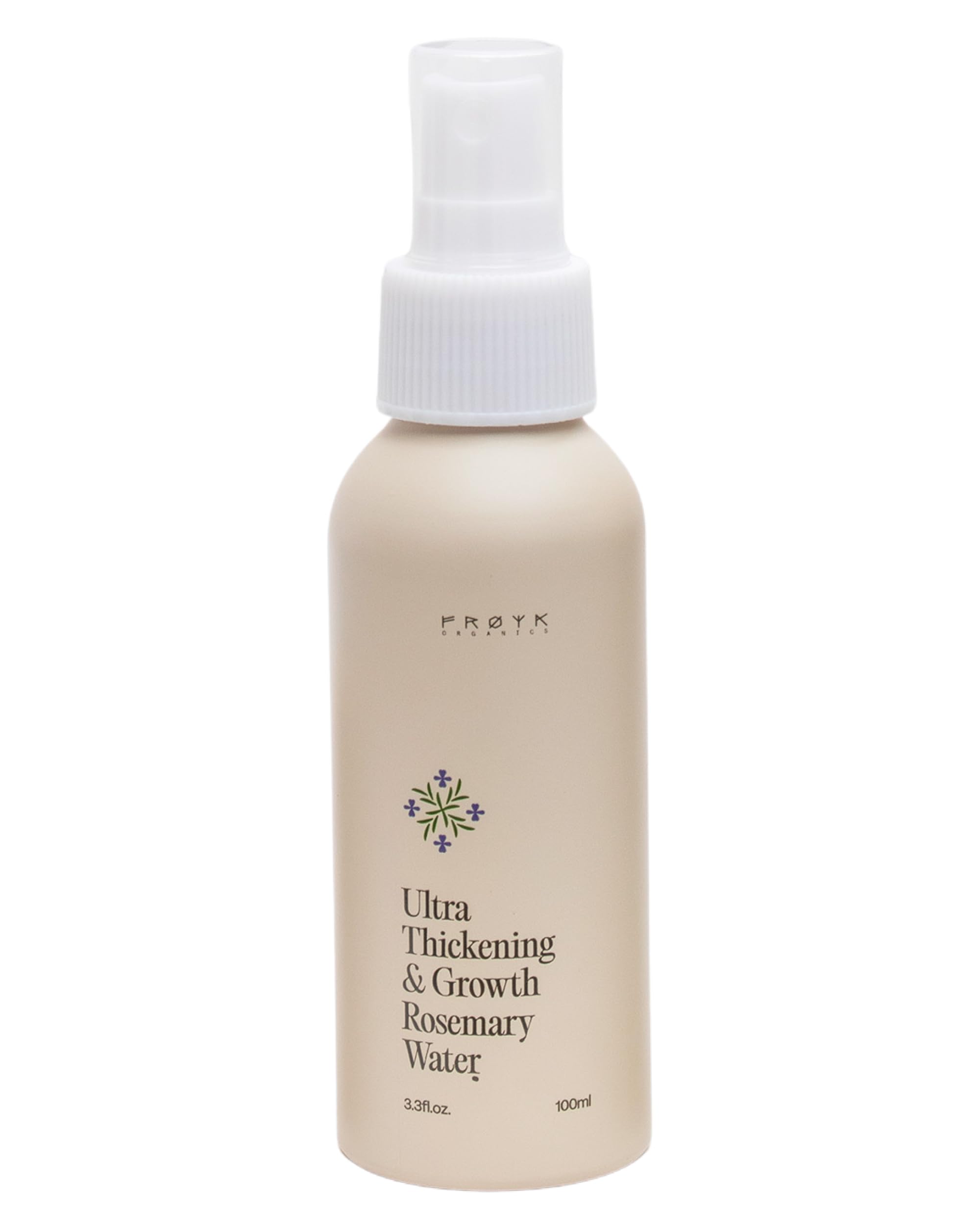 Frøya Organics Rosemary Water Hair Mist, Thickening & Growth, 3.3 fl oz
