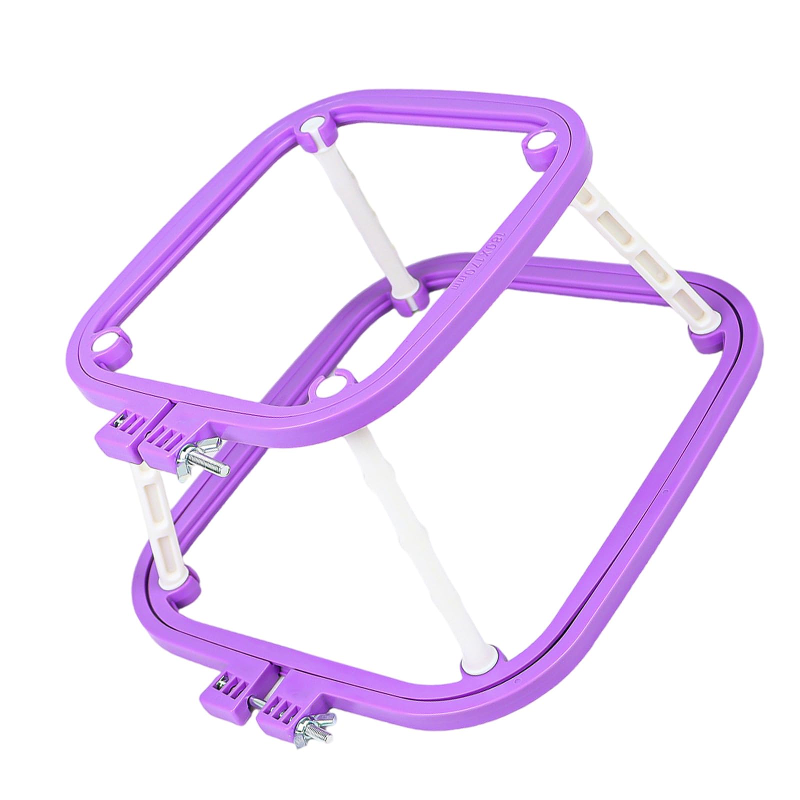 Kalttoy Embroidery Frame Crosses Stitching Hoop Adjustable Embroidery Hoop Double Layer Crosses Stitching Frame for Sewing