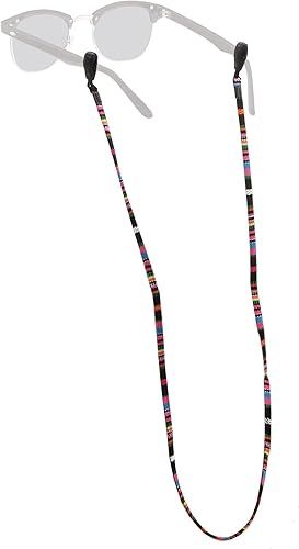 Chums Baja Urban - Retenedor de gafas a rayas y correa para gafas de sol