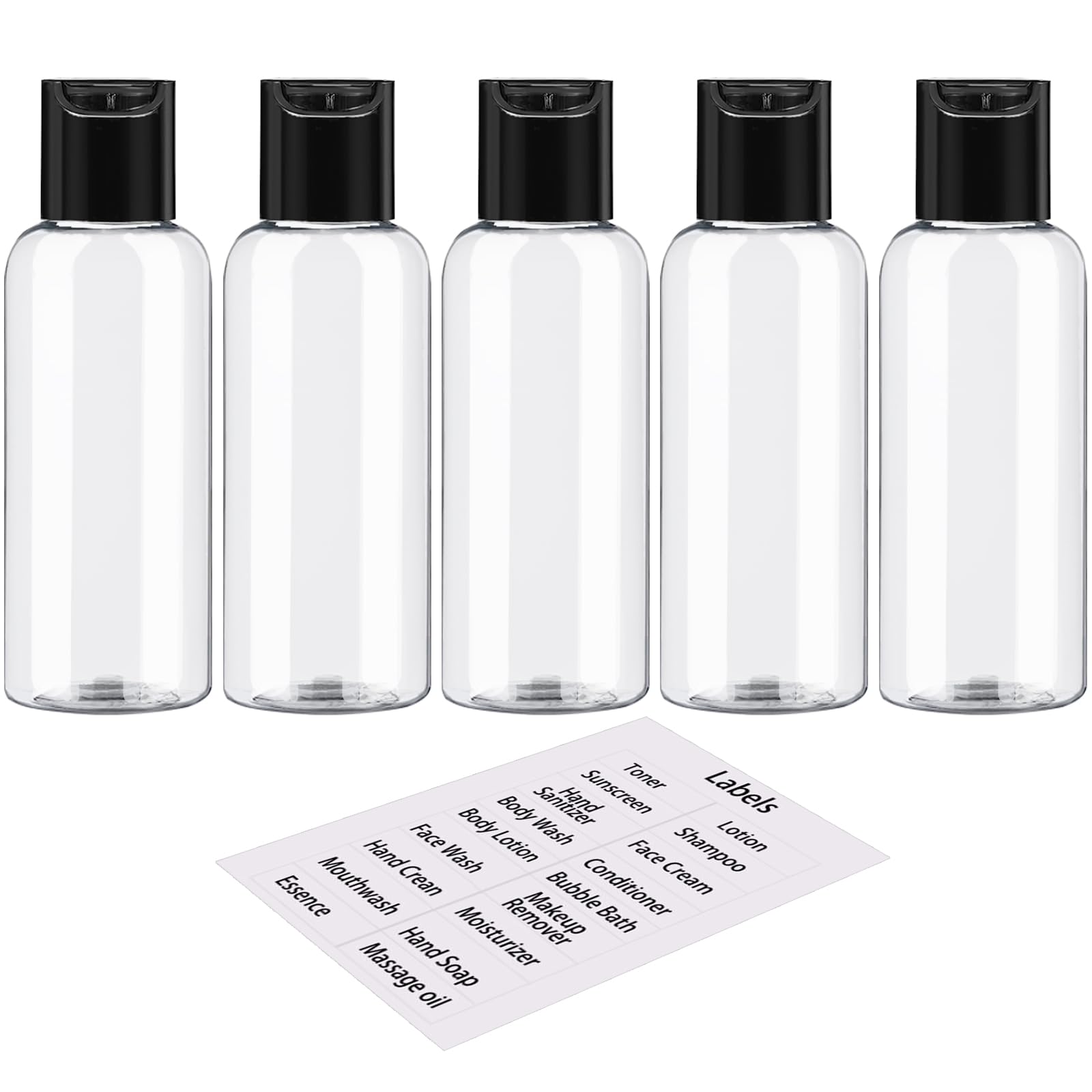 DNSEN 5-Pack Travel Bottles