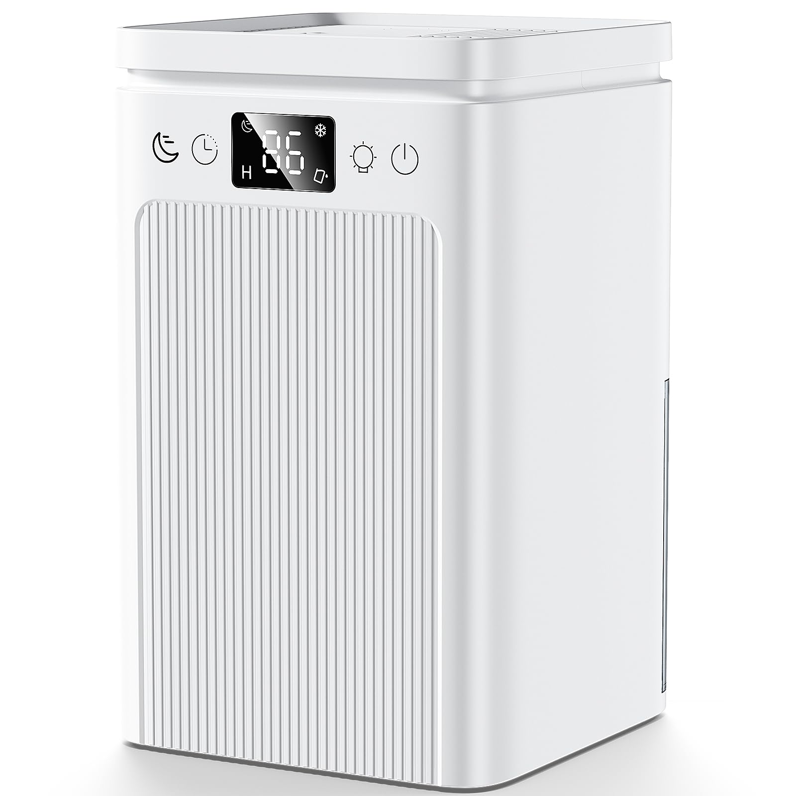 Deshumidificador 2200ML,Deshumidificador Electrico Portátil,Silencioso,Descongelación Automática,Apagado Automático,7 Colores Luz, Deshumidificadores para el Hogar