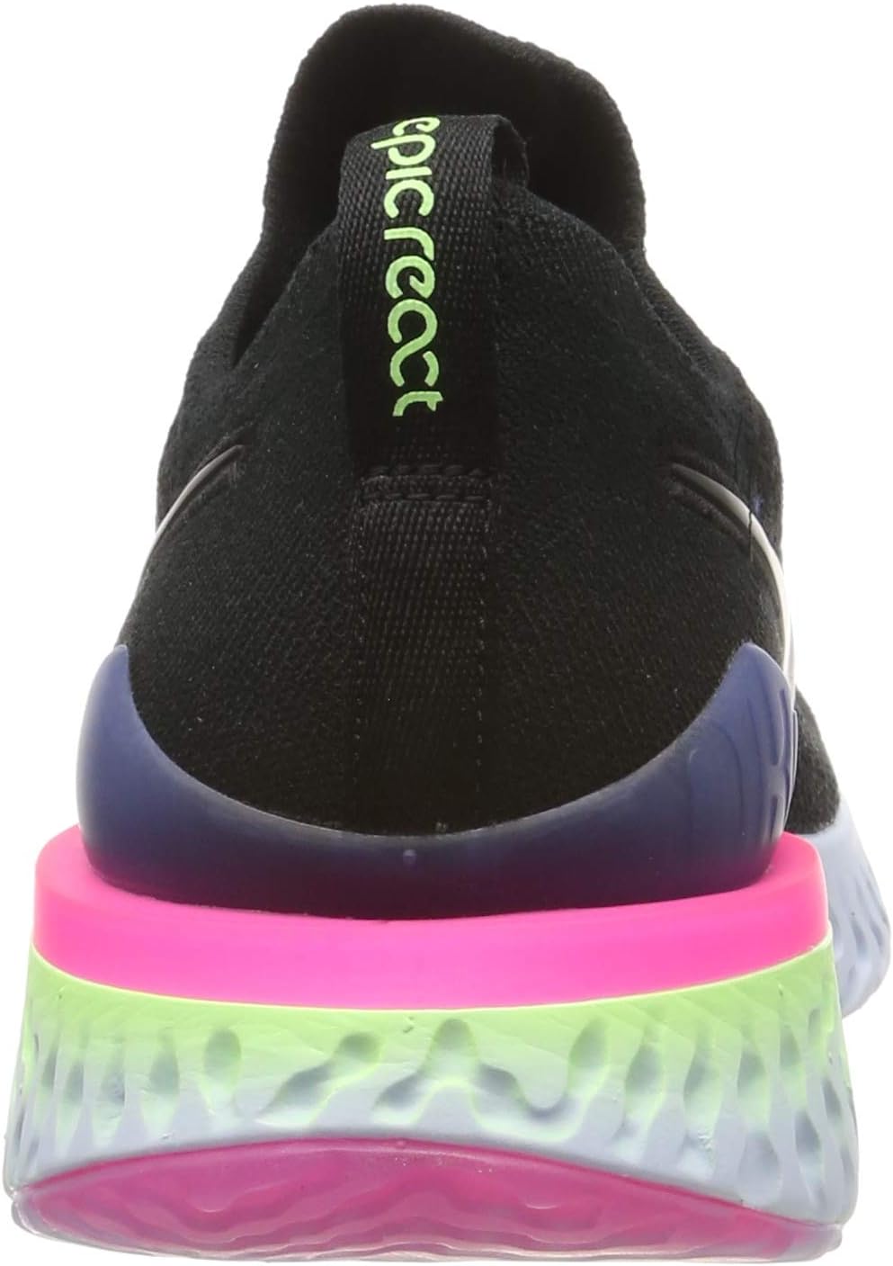 Nike Training Running Shoe, EU 9 Schwarz Black Black Sapphire Lime Blas 003