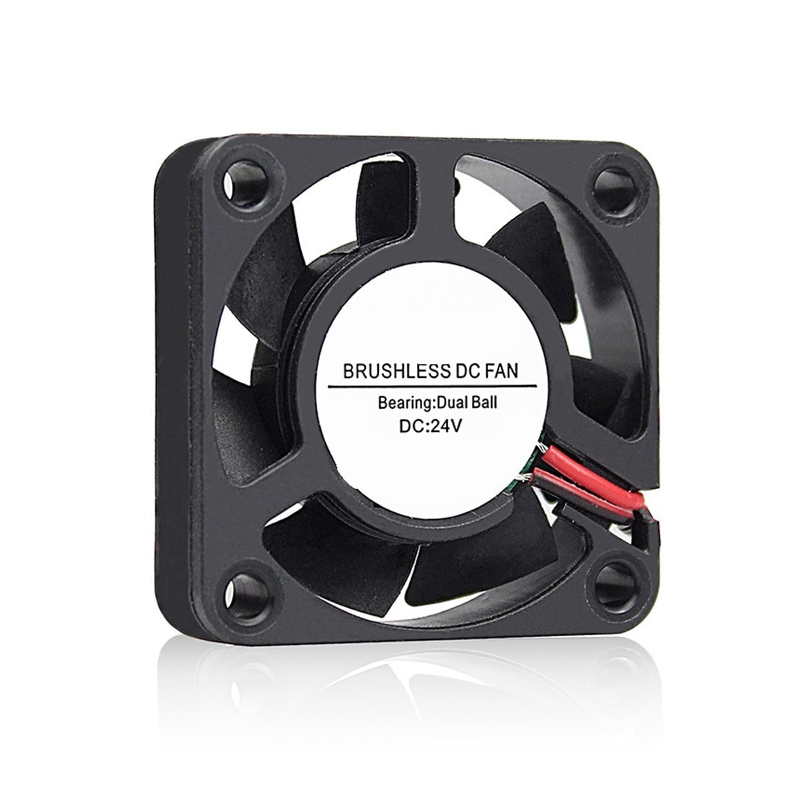 Ventilateur de refroidissement 40mm silencieux et durable 24V à roulement à billes