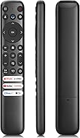 TCL RC813 Replacement Remote for Google TV QM8/QM7/S5/S4/Q7/Q6/Q5 - No Pairing, Instant Setup, Long Range Control