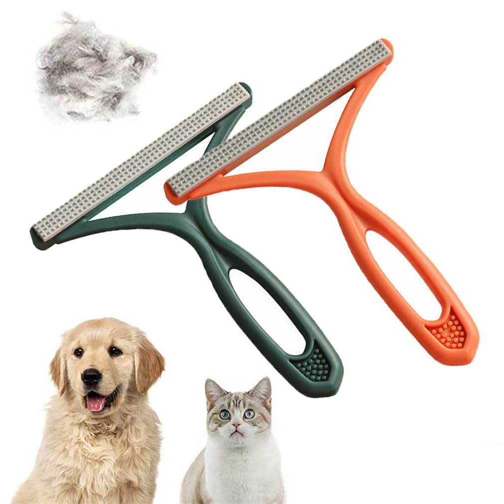 Pet Hair Remover for Carpet Reusable Pet Hair Remover Brush Portable Brush for Sofa Car Furniture Stairs Pet Bed Portable Carpet Brush