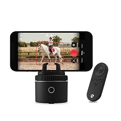 Pivo Equestrian Pod Auto Face Body Horse Smart Phone Tracking Holder Ai-Powered 360 Rotation Remote Control for Hands-Free