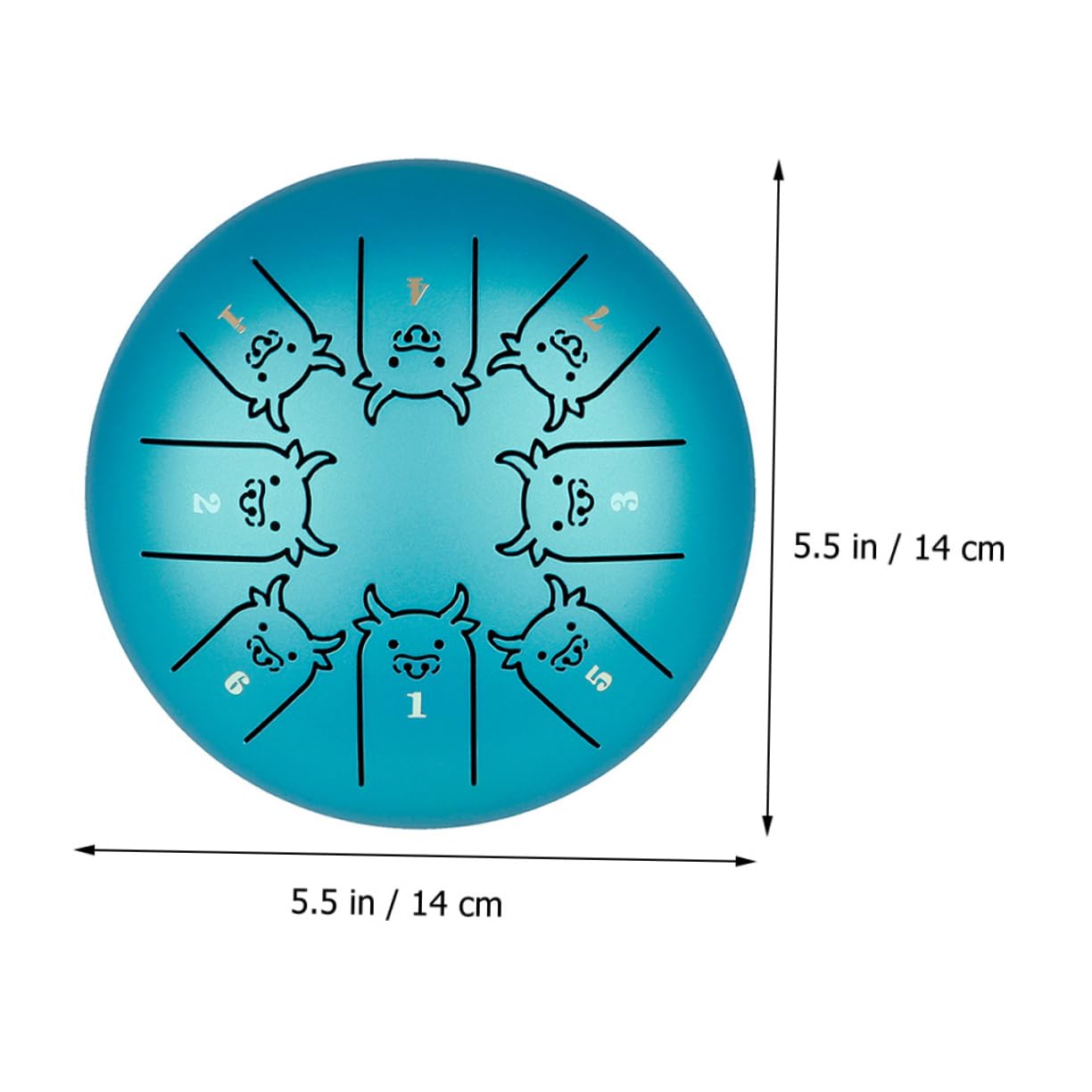 BESPORTBLE 1 Set Tongue Drum Durable Percussion Instrument for Adults Unique Sound Beginner Friendly Musical Experience for Showcasing Talent