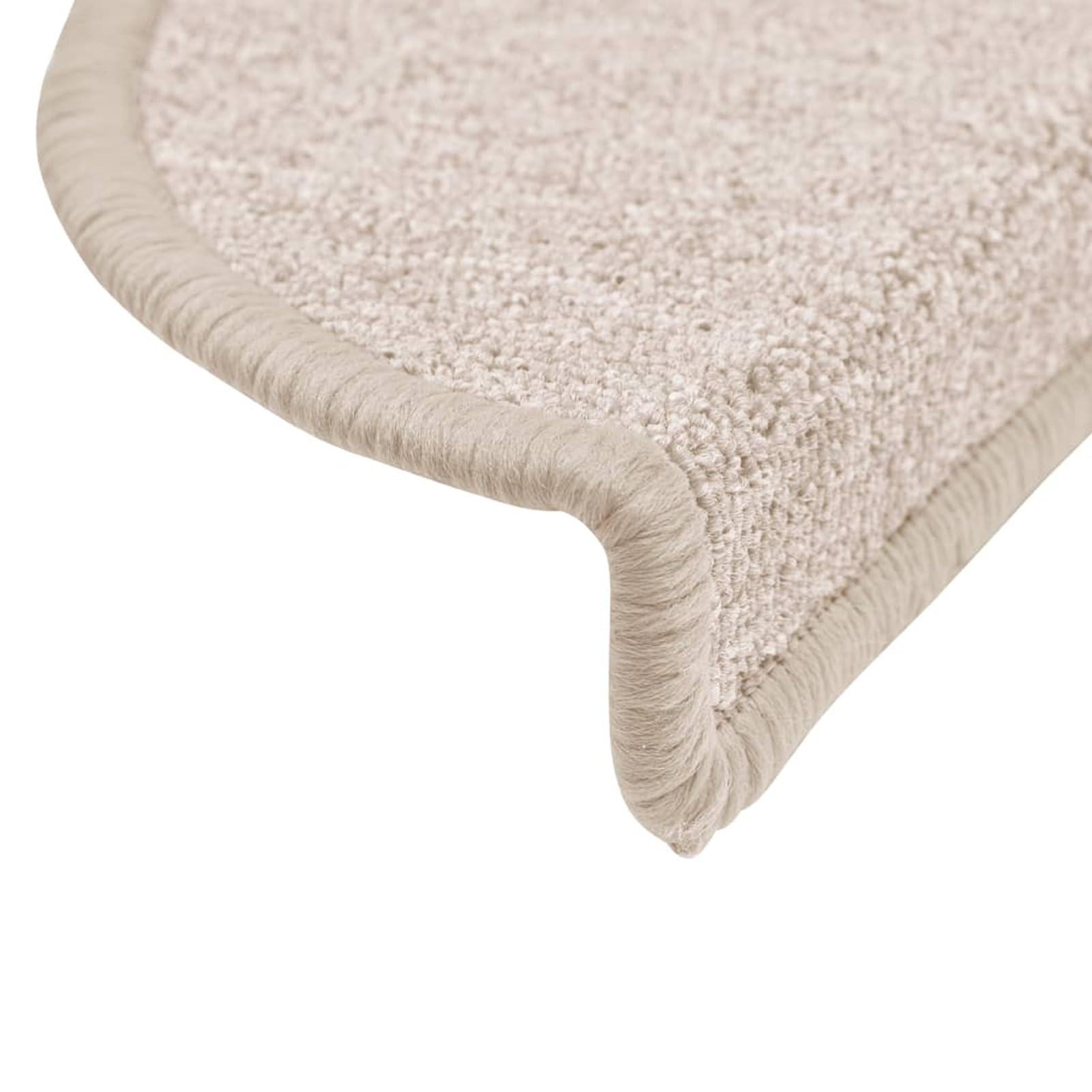 Tidyard Tapis d'escalier 15 pcs Taupe 56 x 17 x 3 cm, Tapis Escalier Tapis de Sécurité pour Sol Protection, Aînés et Animaux
