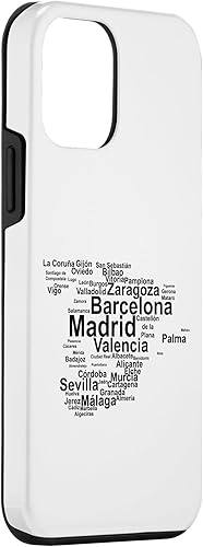 Miniatura 3 de iPhone 12 mini España mapa Silueta, Ciudades Madrid, Viajes España, España Caso