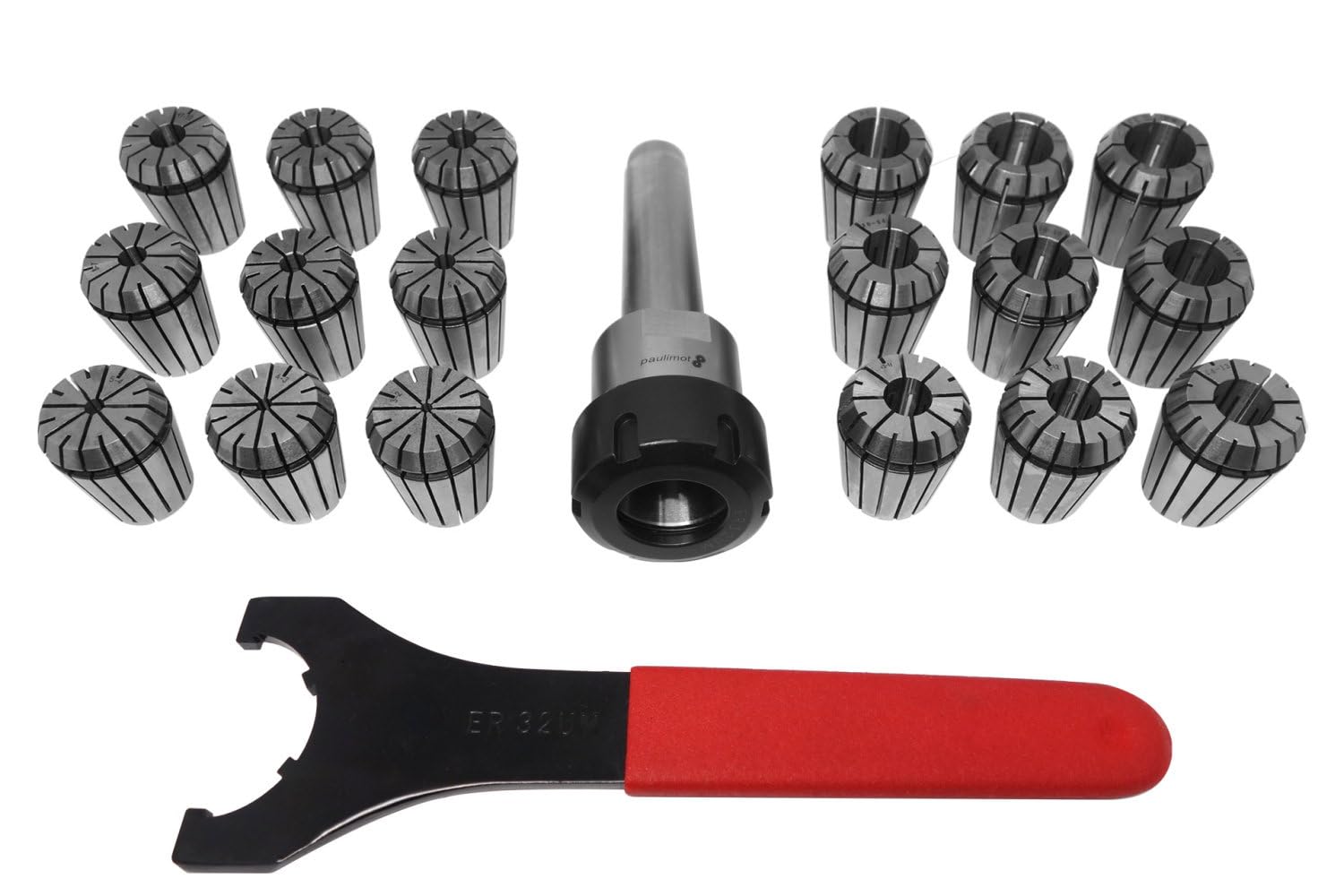 PAULIMOT ER32-Spannzangen-Set 2-20 mm MK3 / M12 im Alu-Koffer