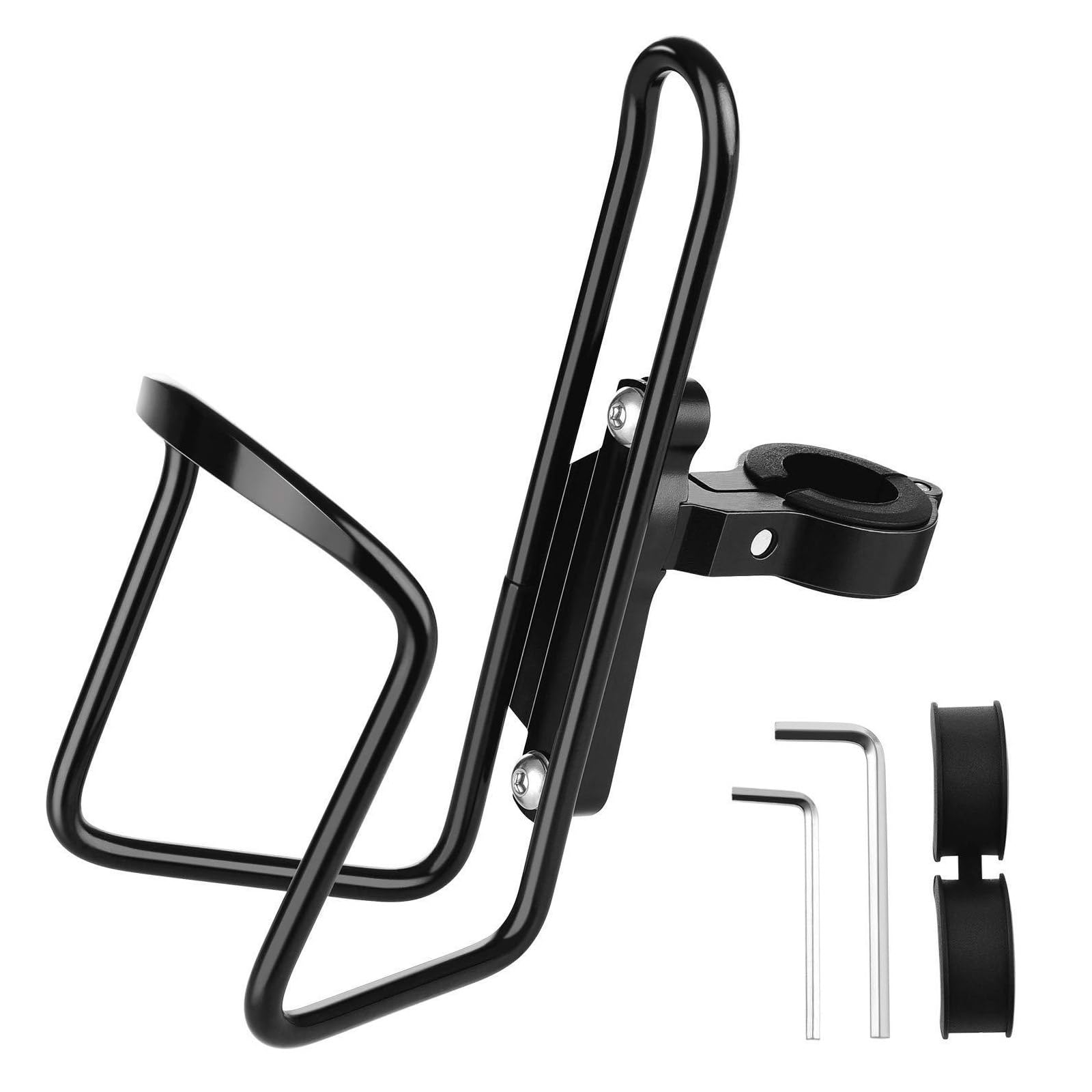 Vélo Bouteille Cage Adaptateur Mont, Vélo Porte-Bouteille D'eau Pince Clip Guidon Support Mont Vélo Cage Guidon Support Adaptateur Guidon Tige de Selle