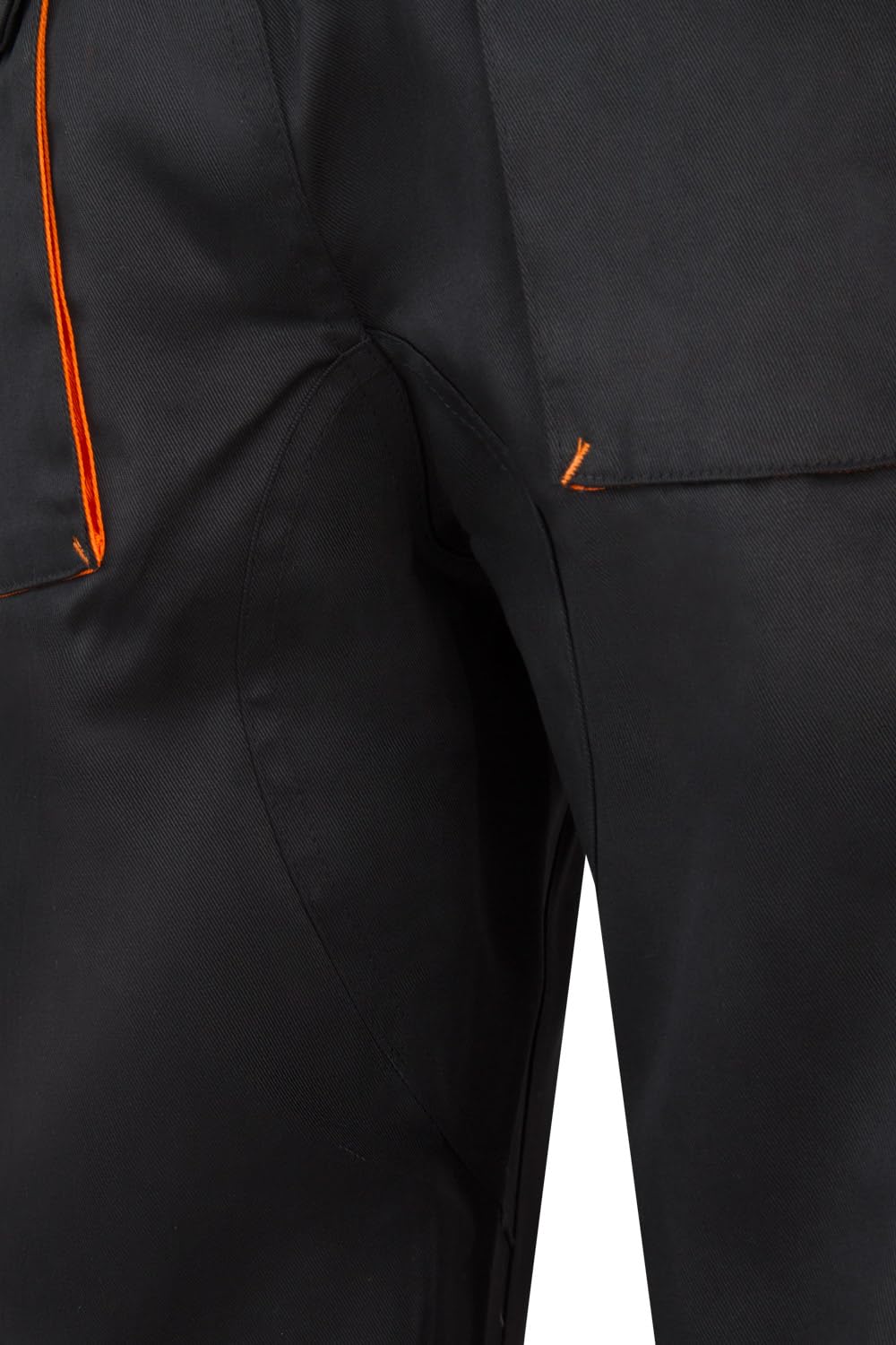 VELILLA 103004; Pantalón Bicolor Multibolsillos; Color Negro y Naranja; Talla 42 — view 7