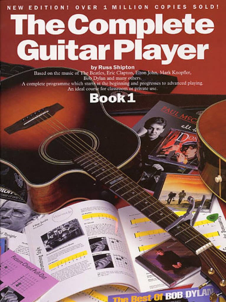 The Complete Guitar Player Book 1 | Russ Shipton | Beginner Guitar Method & Songbook | Learn Chords Strumming Tuning with Audio CD Lessons and Classic Songs Collection for Beginners