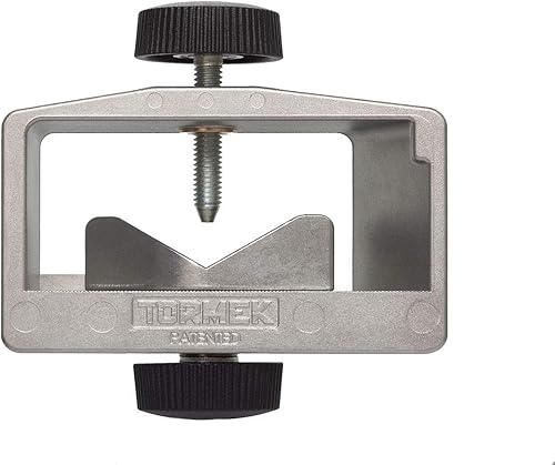 Miniatura 9 de Afilador de bordes rectos o curvos Tormek SVS-50. La plantilla múltiple para afilar cinceles sesgados, gubias, herramientas de cuentas y más. Afila